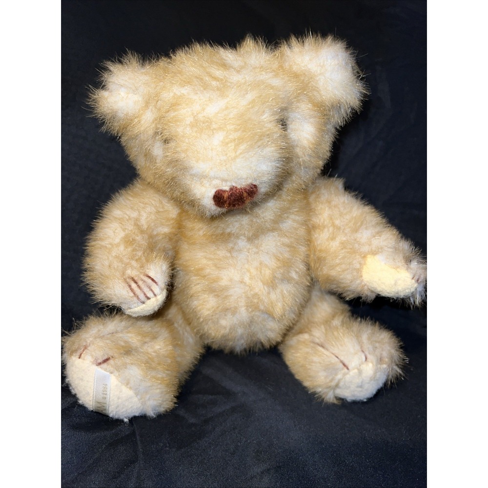 Gorham Brown Teddy Bear Vintage 1984 Jointed 12" RARE Bears of the Month Furry